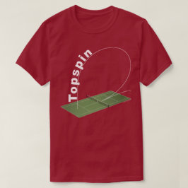 T-shirt court de tennis de Topspin