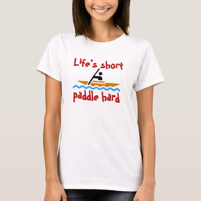 T-shirt court et dur pour la vie (Devant)