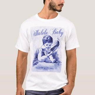 T-shirt court foncé de douille d'enfant en bas âge
