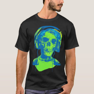 T-shirt court frais de douille du DJ Skoll