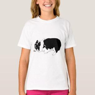T-shirt Courtes jambes, longues vacances