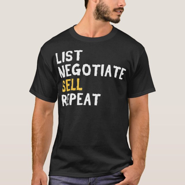 T-shirt Courtier de maison de l'agent immobilier _1 (Devant)