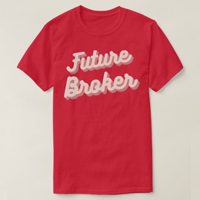 T-shirt Courtier futur (Design devant)