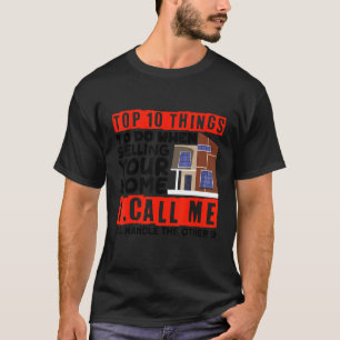 T-shirt Courtier immobilier Top10 Choses à Faire Lors de l