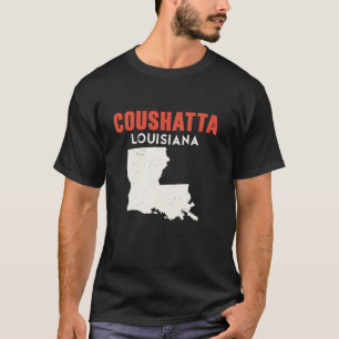 T-shirt Coushatta Louisiana USA State America Travel Louis