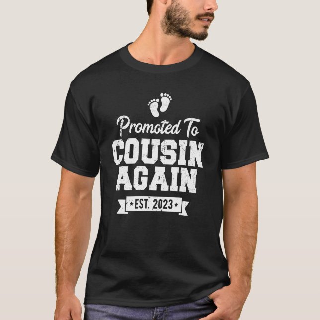 T-shirt Cousin 2023 Promu À Nouveau Pregnan (Devant)
