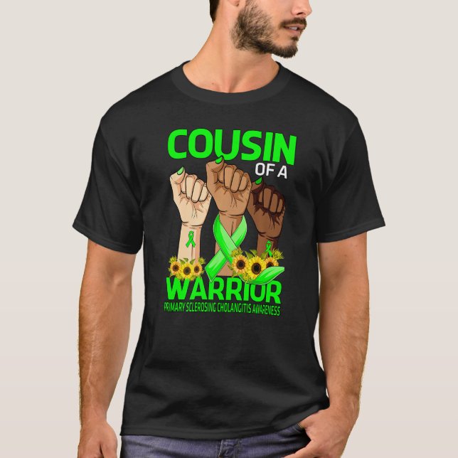 T-shirt Cousin À La Main D'Un Cholan Primaire Sclérosant U (Devant)
