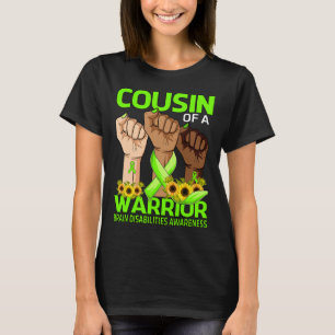 T-shirt Cousin À La Main D'Un Guerrier Handicapés Du Cerve