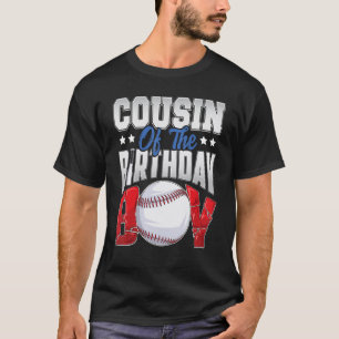 T-shirt Cousin Baseball garçon d'anniversaire Famille Ball