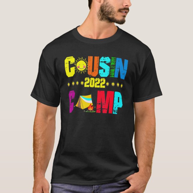 T-shirt Cousin Camp 2022 Cousin Tribe Vacation 1 (Devant)