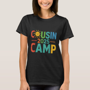 T-shirt Cousin Camp 2025 Matching Outfit Outdoor Family Re