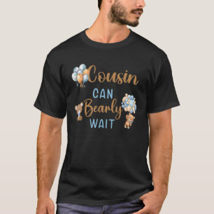 T-shirt Cousin Can à peine attendre une baby shower genre
