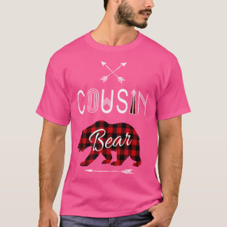 T-shirt Cousin Chemise Buffalo Plaid Famille Camping Ours