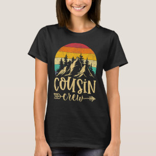 T-shirt Cousin Crew Camping extérieur Sunset Summer Camp V