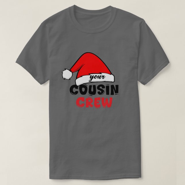 T-shirt Cousin Crew Christmas (Design devant)