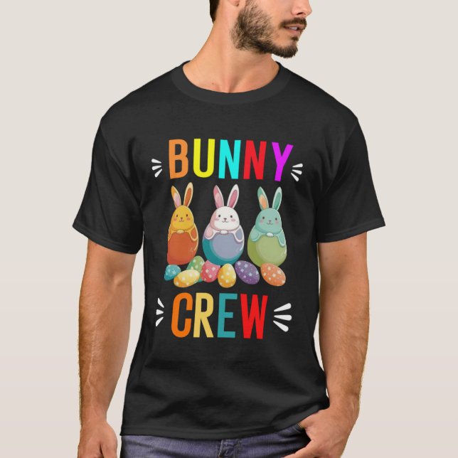 T-shirt Cousin crew easter bunny family matching toddler b (Devant)
