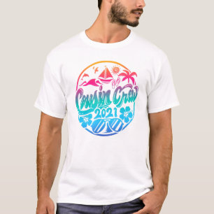 T-shirt Cousin Crew Famille Été Vacances Plage Croisière S