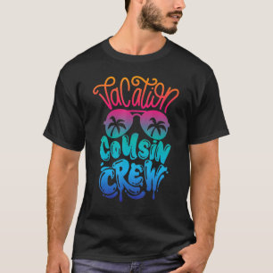 T-shirt Cousin Crew Famille Été Vacances Plage Croisière S