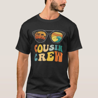 T-shirt Cousin Crew Family Vacation 2023 Plage Pour Garçon
