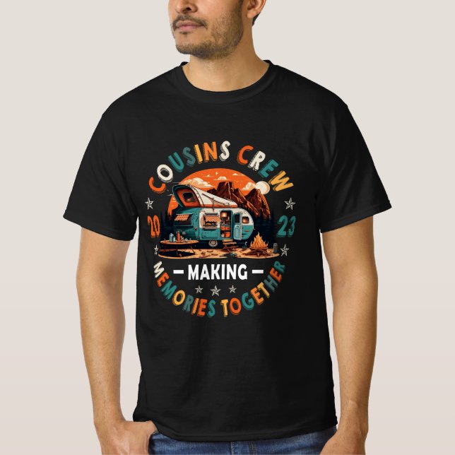 T-shirt Cousin Crew Making Memories 2023 Family Reunion Tr (Devant)