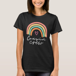 T-shirt Cousin Crew Matching Frère Soeur Best Friends R