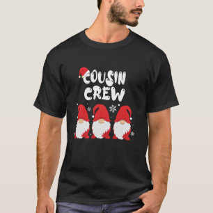 T-shirt Cousin Crew Pajamas de Noël Gnomes amusants Lover 