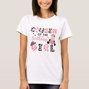 T-shirt Cousin de l'anniversaire fille vache ferme Match