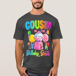 T-shirt Cousin de l'Anniversaire Sweetie Candy Girl Matchi