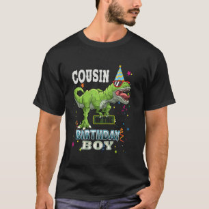 T-shirt Cousin Dinosaur Funny Cute Birthday Boy Family App