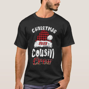 T-shirt Cousin du Christ Crew Buffalo Red Plaid Pajamas Fa
