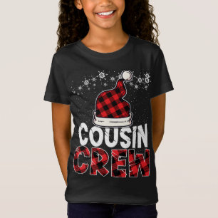 T-Shirt Cousin du Christ Crew Buffalo Red Plaid Pajamas Fa
