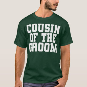 T-shirt Cousin du marié, mariage, famille de la fête de ba