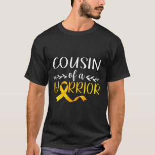T-shirt Cousin D'Un Guerrier Soutien De Sensibilisation Au