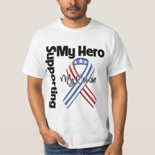 T-shirt Cousin - militaires soutenant mon héros