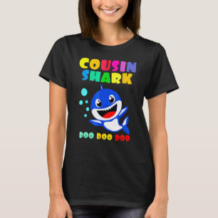T-shirt Cousin Shark Maman Enfants Famille Fête des mères