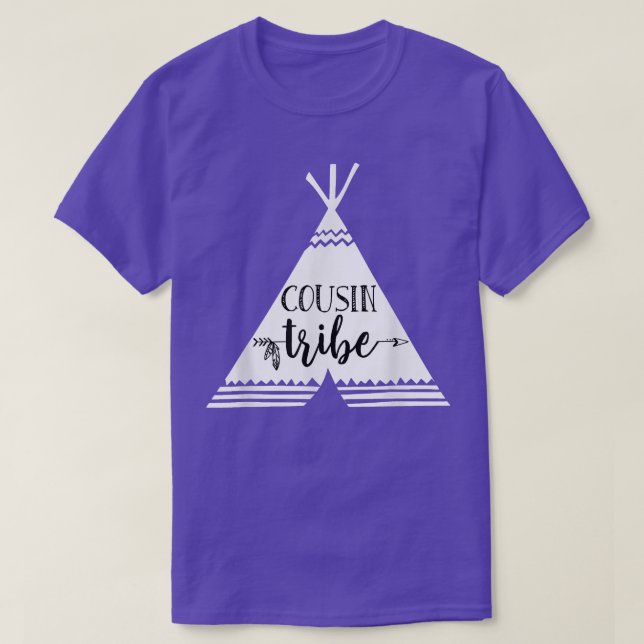 T-shirt Cousin Tribe Funny Family Group Matching Thanksgiv (Design devant)