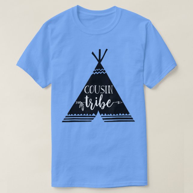 T-shirt Cousin Tribe Funny Family Group Matching Thanksgiv (Design devant)