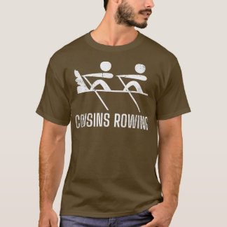 T-shirt Cousins Aviron Ventilateur De Bateau Sculling Athl