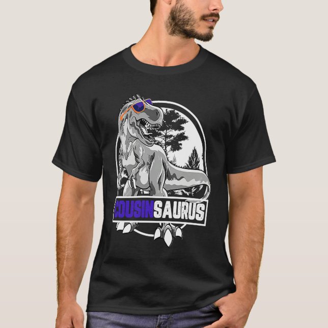 T-shirt Cousinsaurus rex Cousin Saurus Dinosaur (Devant)