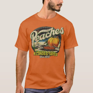 T-shirt Coussin des enregistrements de pêches 1975