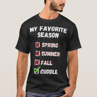 T-shirt Coussin saison drôle Couples cadeau