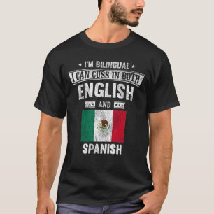 T-shirt Coussins en anglais et espagnol Drôle Mexique