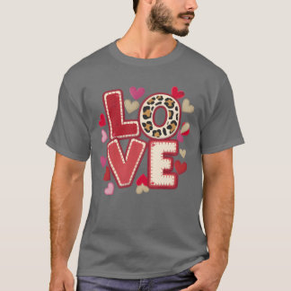 T-shirt Cousu avec amour amie