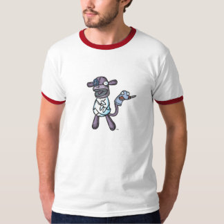 T-shirt Couteau 2 de singe de chaussette