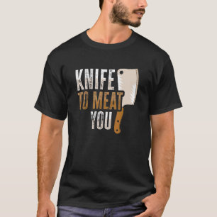 T-shirt Couteau Pour Vous Manger Boucher Boucherie