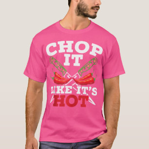 T-shirt Couteaux de cuisine Piment Chaud
