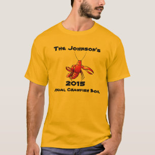 T-shirt Coutume annuelle de partie de famille d'ébullitio