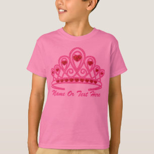 T-shirt Coutume de couronne de beauté