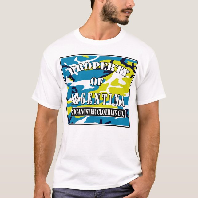 T-shirt coutume de l'Argentine (Devant)