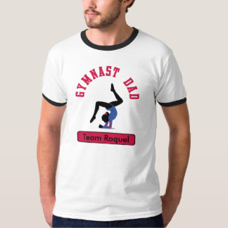 T-shirt Coutume de papa de gymnaste